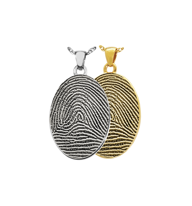 Oval with Fingerprint