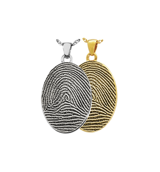 Oval with Fingerprint