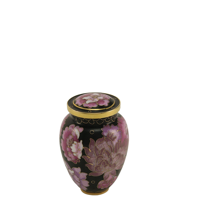 Elite Floral Blush Cloisonne Keepsake