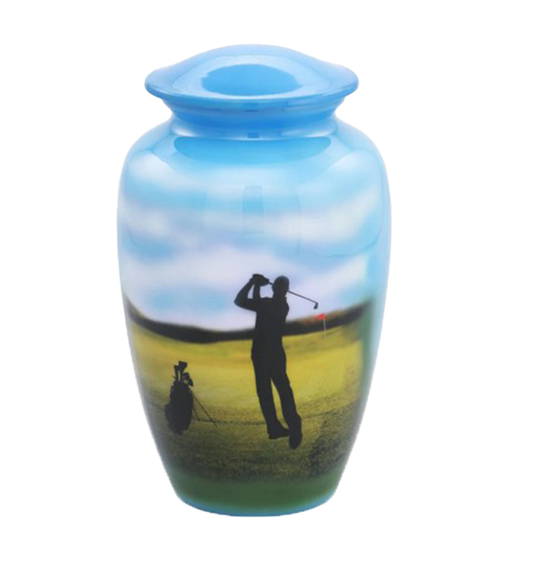 Golfer's Silhouette