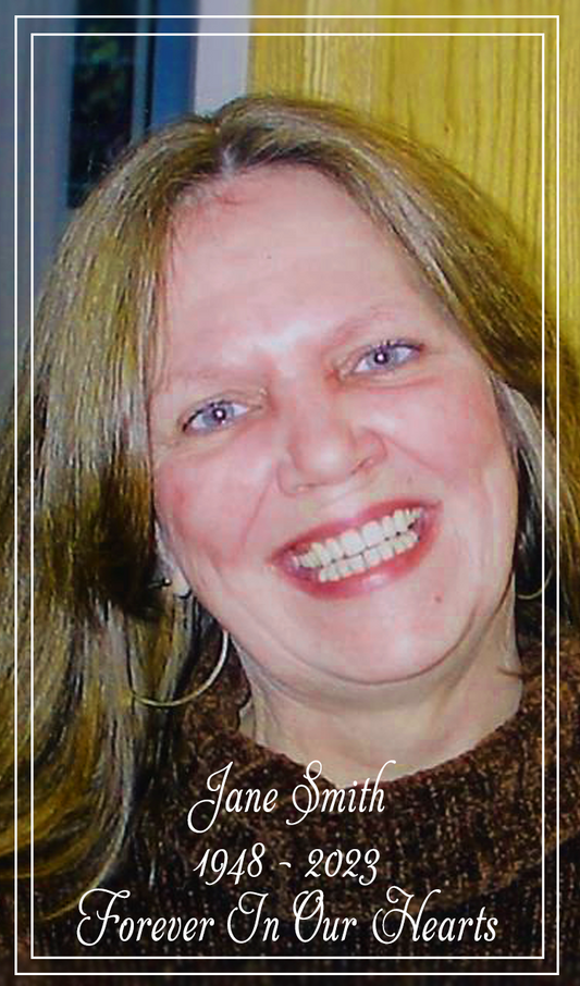 Full Picture with Border Memorial Card