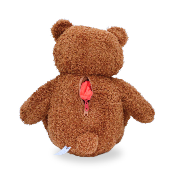 Memorial Plush Teddy Bear Keepsake - Dark Brown