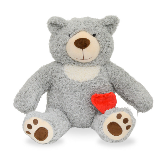 Memorial Plush Teddy Bear Keepsake - Gray